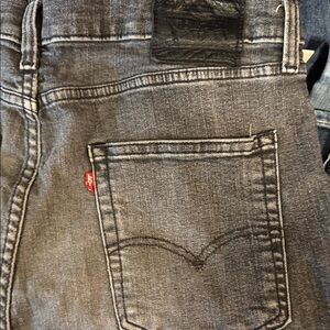 Levi's Men's Dark Gray Straight Jeans